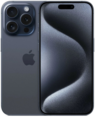 iPhone 15 Pro Новый, распакованный ESim Blue Titanium 128gb